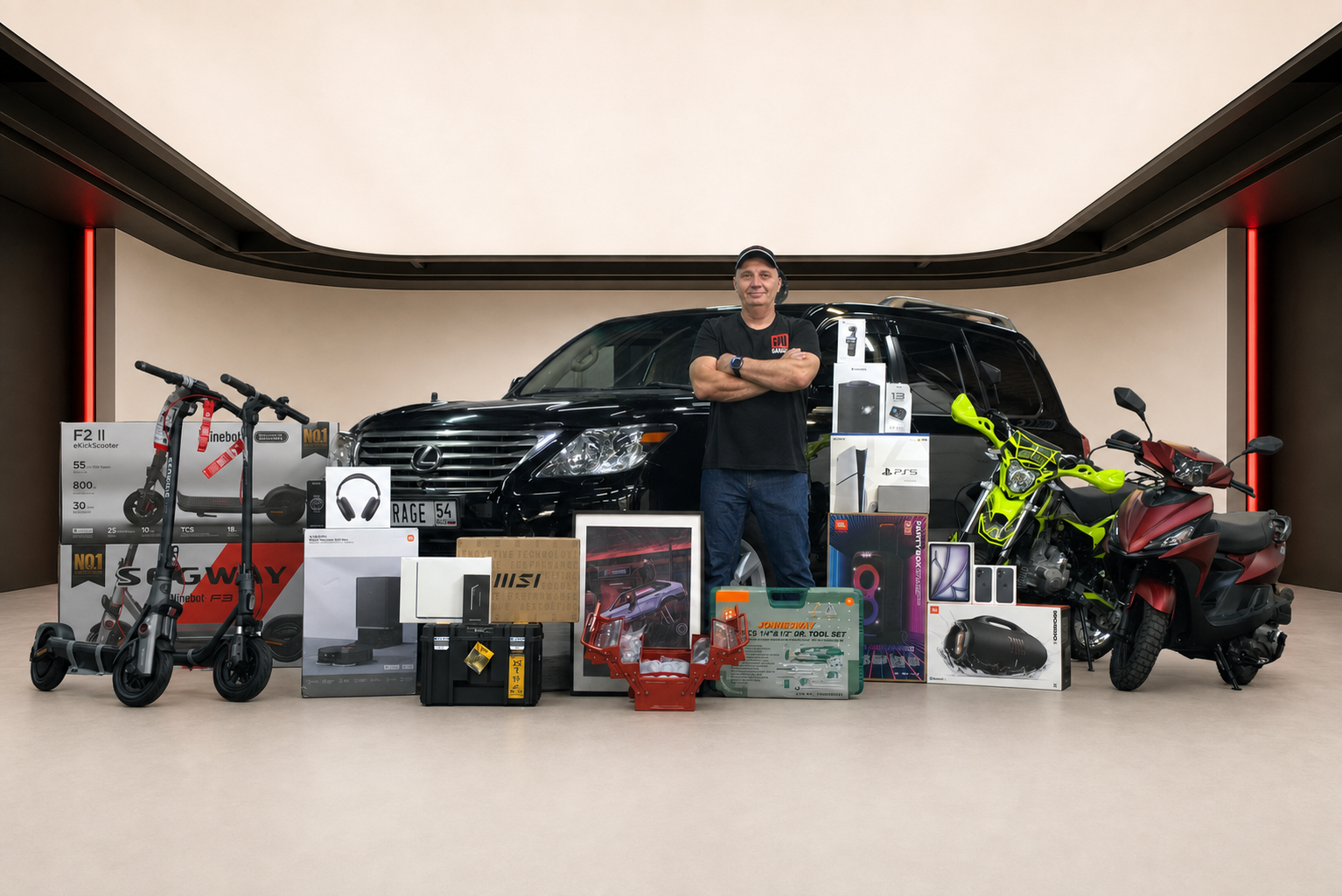 Влад Garage 54, Lexus LX570 и дополнительные призы акции